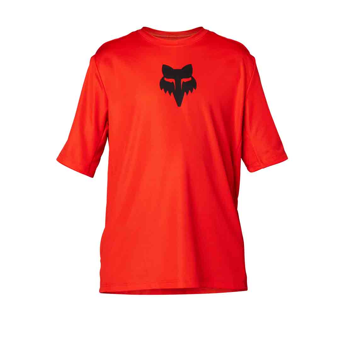 Fox Youth Ranger SS Jersey — Fluoro Red