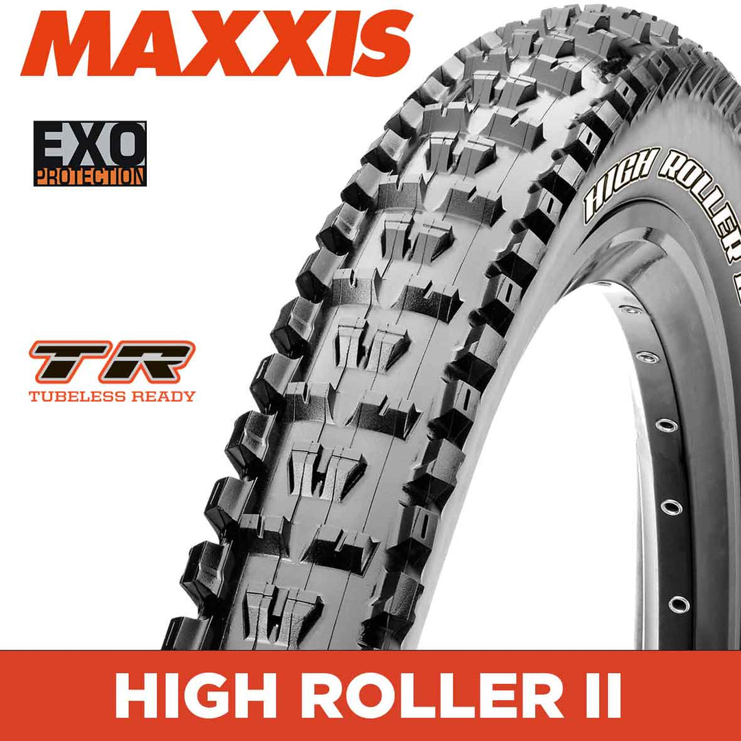 MAXXIS Plus Tyre - HIGH ROLLER II - 27.5X2.80 - EXO / TR - Foldable 60 TPI E25