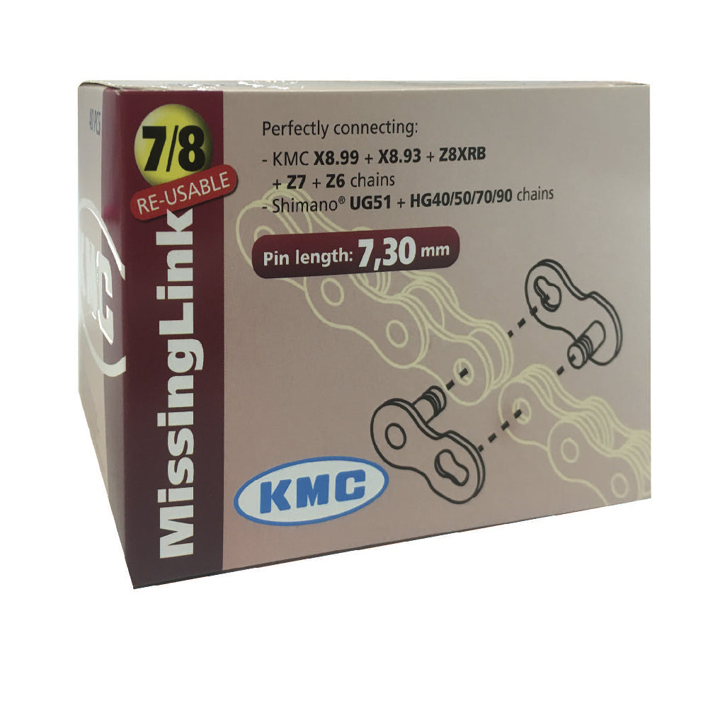 KMC connecting link (quick link) for 6, 7 and 8 speed bicycle chains