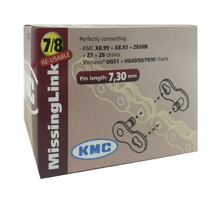 KMC connecting link (quick link) for 6, 7 and 8 speed bicycle chains