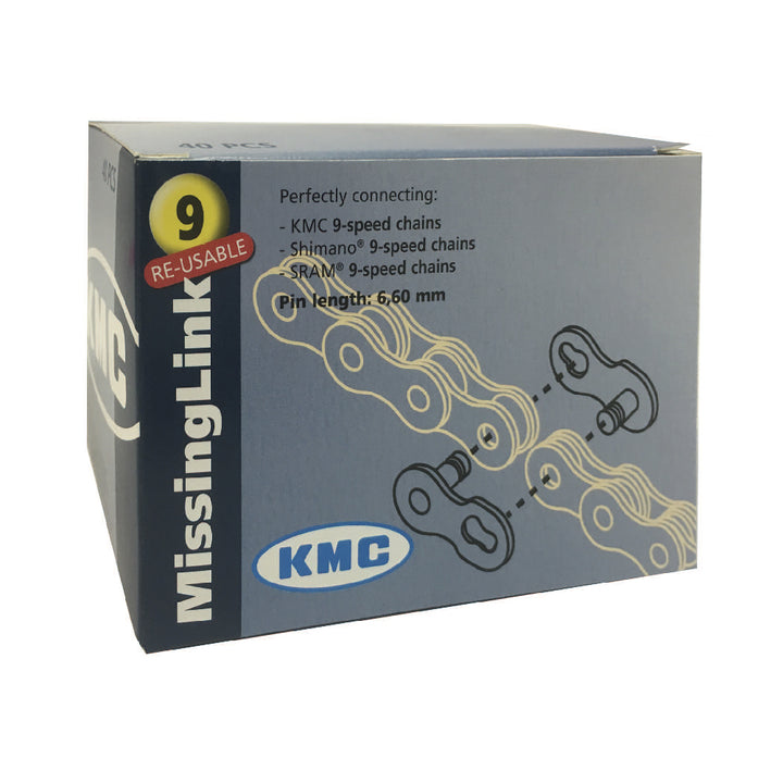 KMC connecting link (quick link) for 9 speed bicycle chains