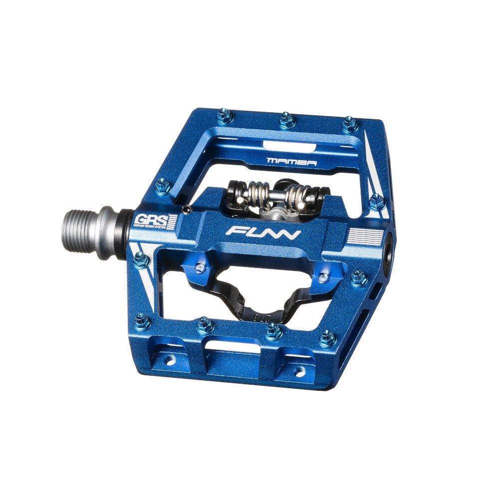 FUNN Pedal - Mamba S - One Side Clip MTB Pedals SPD - Blue