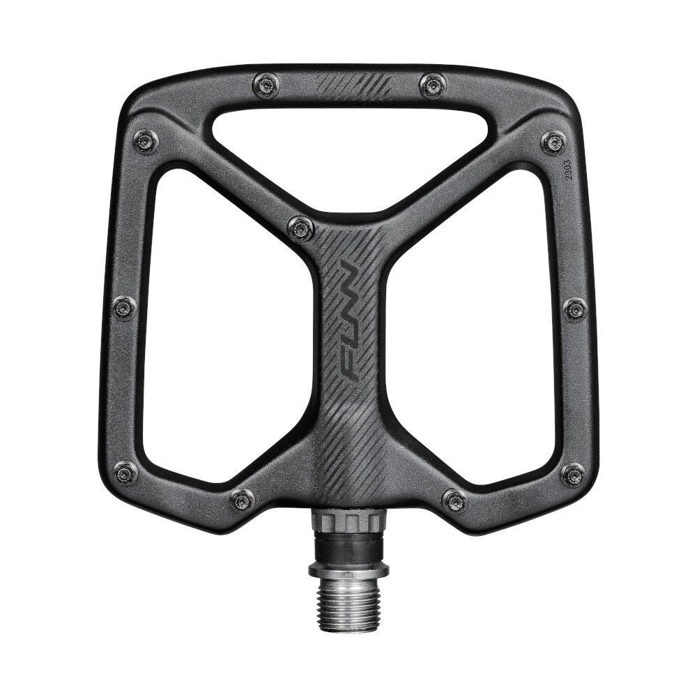 FUNN Pedal - Python V2 Flat Alloy - Includes Long Pins — F_Product_Python_Black_02.jpg