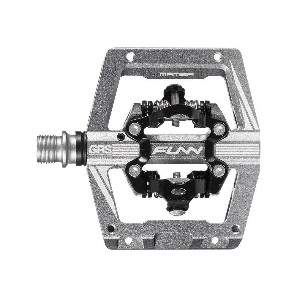 FUNN Pedal - Mamba S - Two Side Clip MTB Pedals SPD - Grey