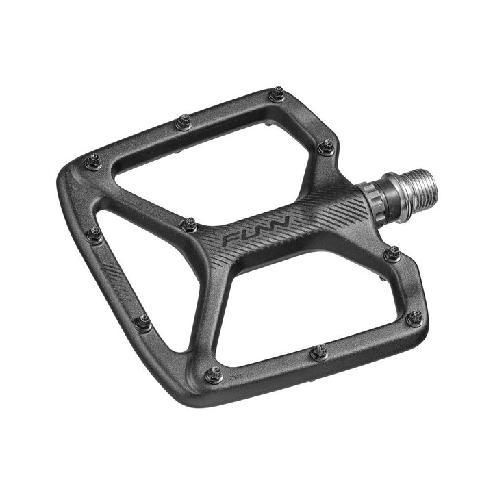 FUNN Pedal - Python V2 Flat Alloy - Includes Long Pins — F_Product_Python_Black_03.jpg