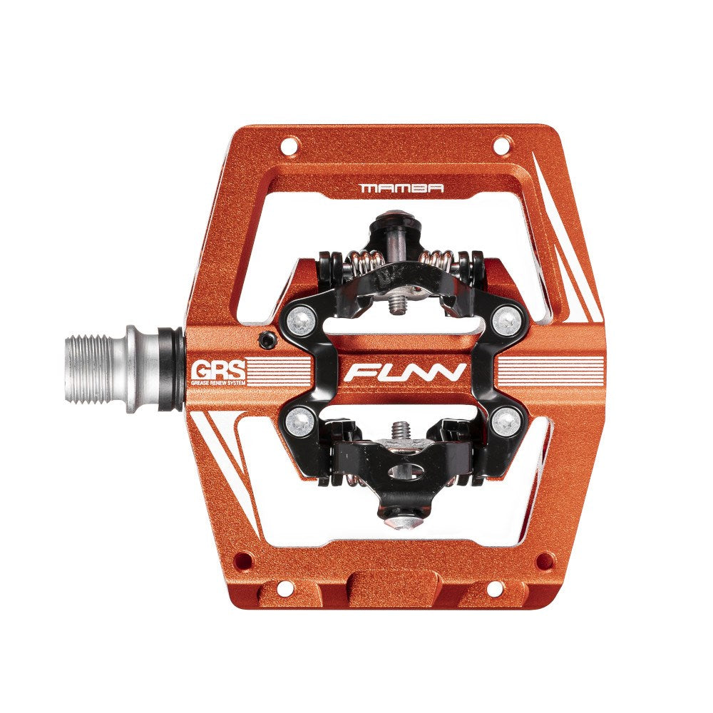 FUNN Pedal - Mamba S - Two Side Clip MTB Pedals SPD - Orange