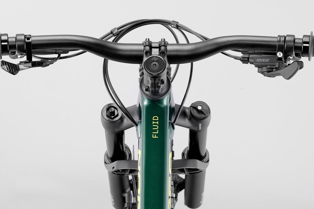 Norco Fluid FS Youth 20 - Dark Metallic Green — Cockpit