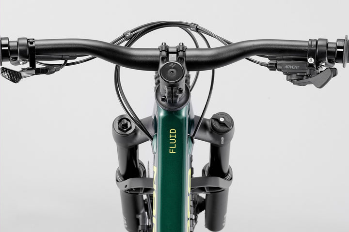 Norco Fluid FS Youth 20 - Dark Metallic Green — Cockpit
