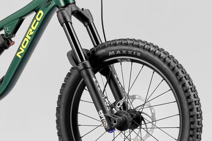 Norco Fluid FS Youth 20 - Dark Metallic Green — Fork