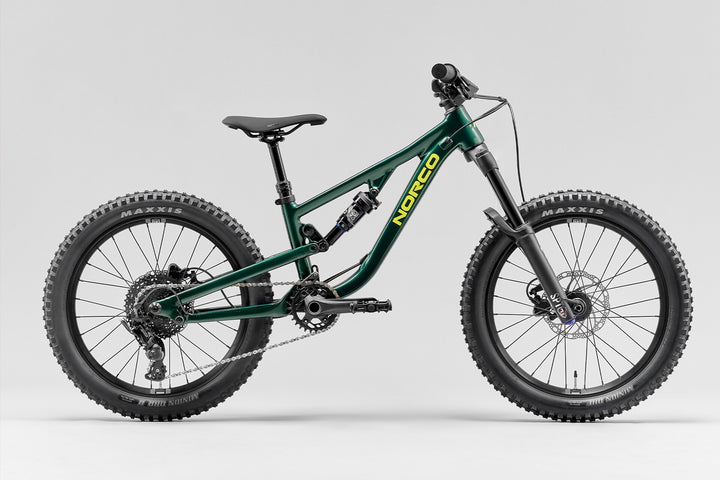 Norco Fluid FS Youth 20 - Dark Metallic Green — Side View