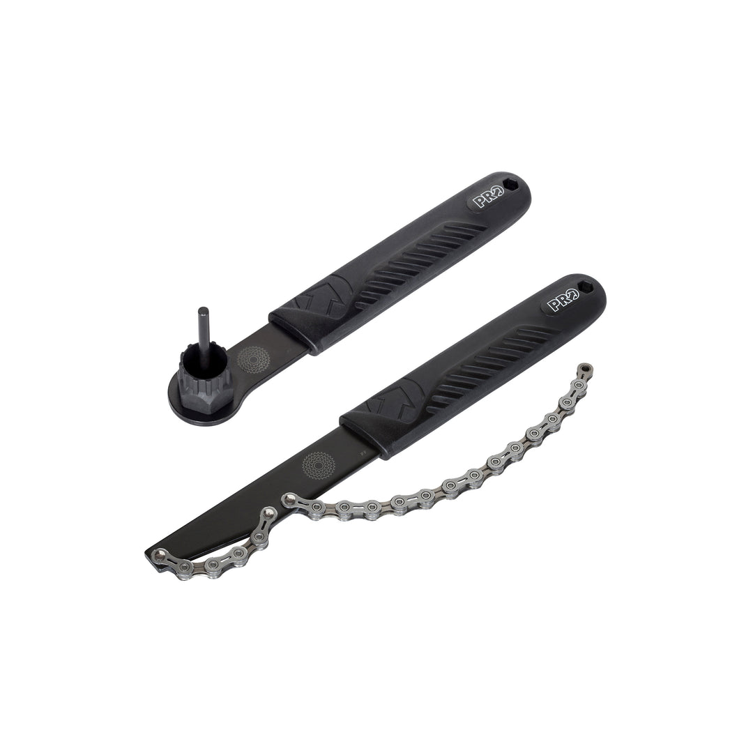 PRO Tool - Cassette Removal Set 2pc (Chain Whip + Lockring Tool)