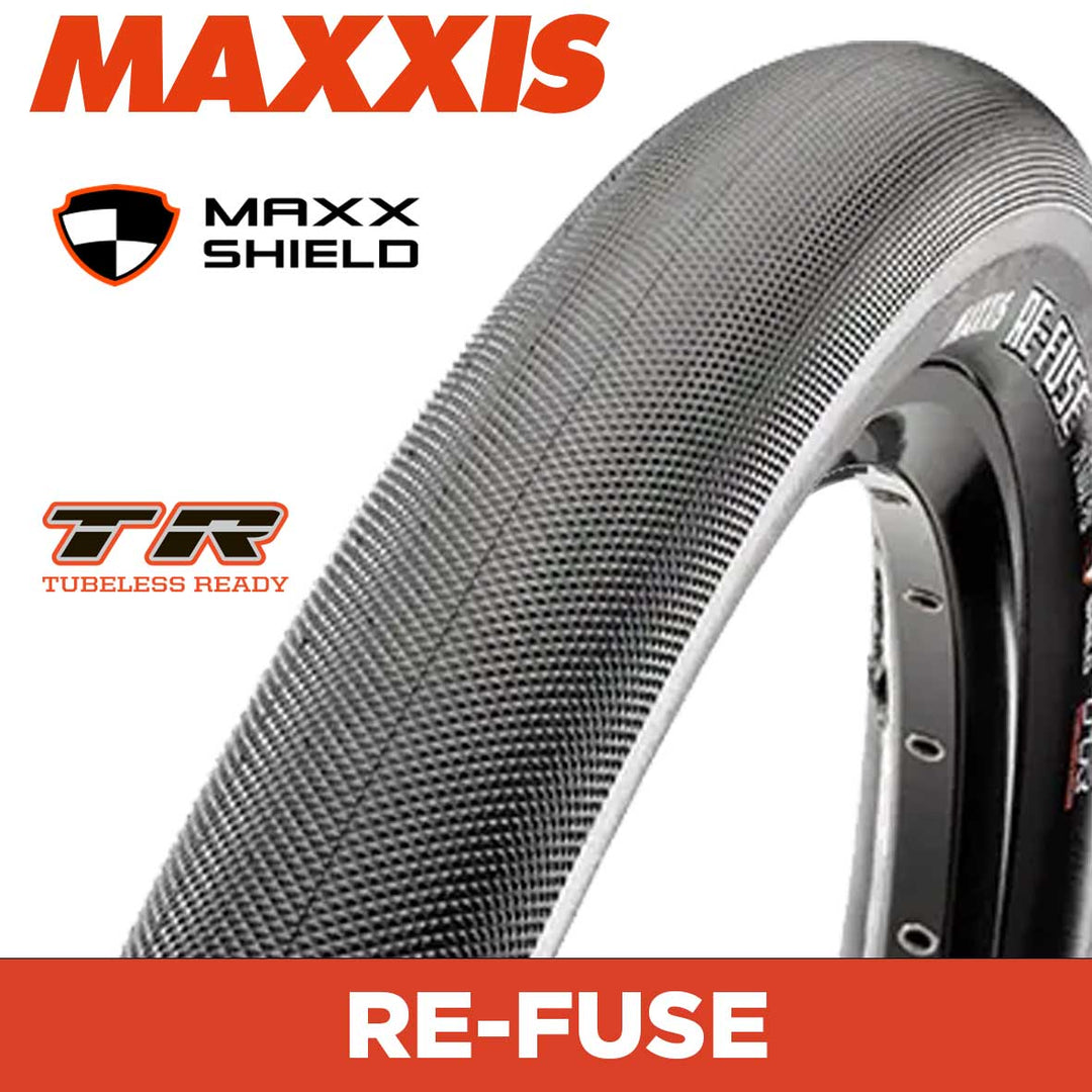 MAXXIS ROAD - RE-FUSE - 700X32C - MaxxShield / TR - Carbon Fiber 60 TPI