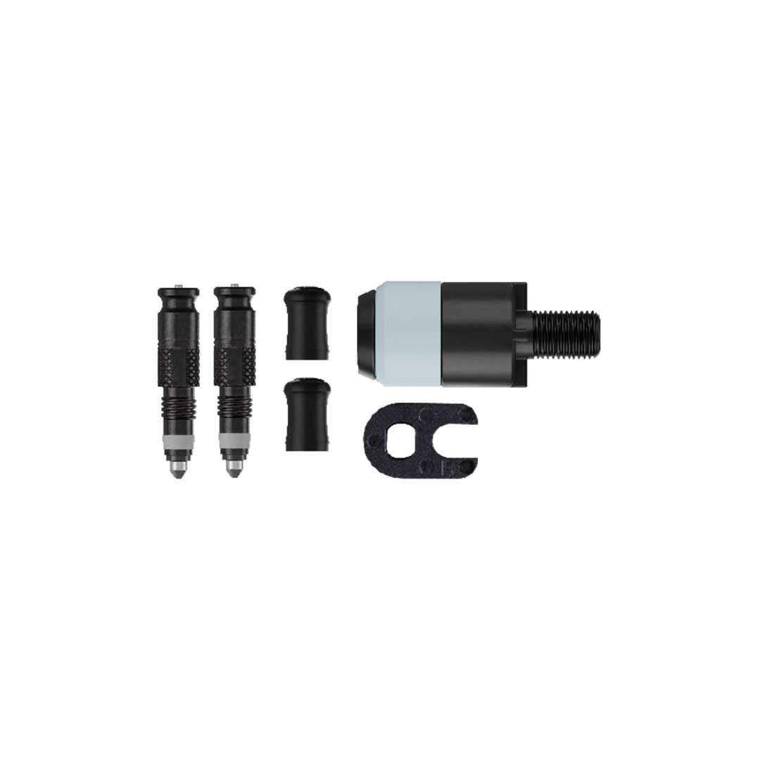 Schwalbe Clik Valve Presta (SV) Conversion Kit - Valves + Pump Head Adapter