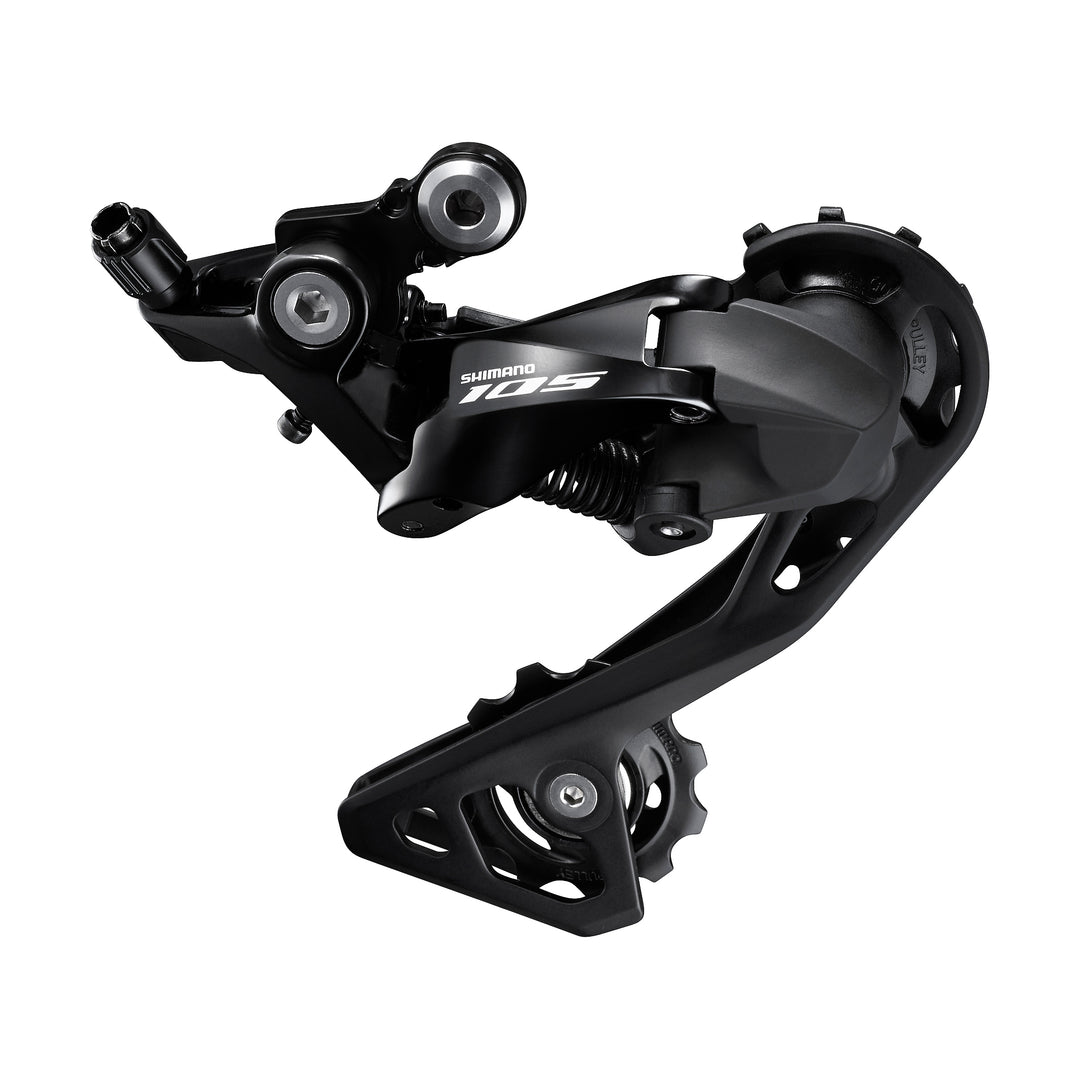 Shimano 105 RD-R7000 11-Speed Rear Derailleur - Medium Cage (GS), Black
