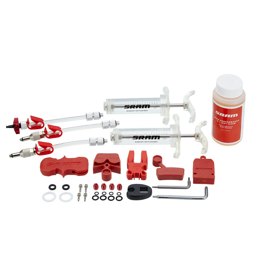 SRAM Pro DOT Brake Bleed Kit V2 contents