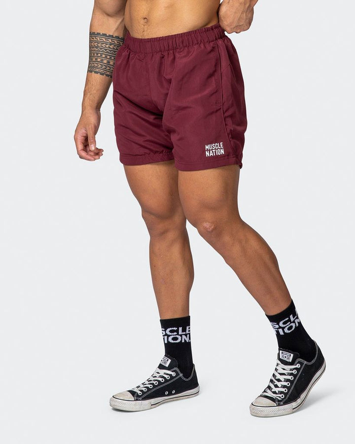 Ultimate Performance Shorts - Wine - Mackay Cycles - [product_SKU] - Muscle Nation