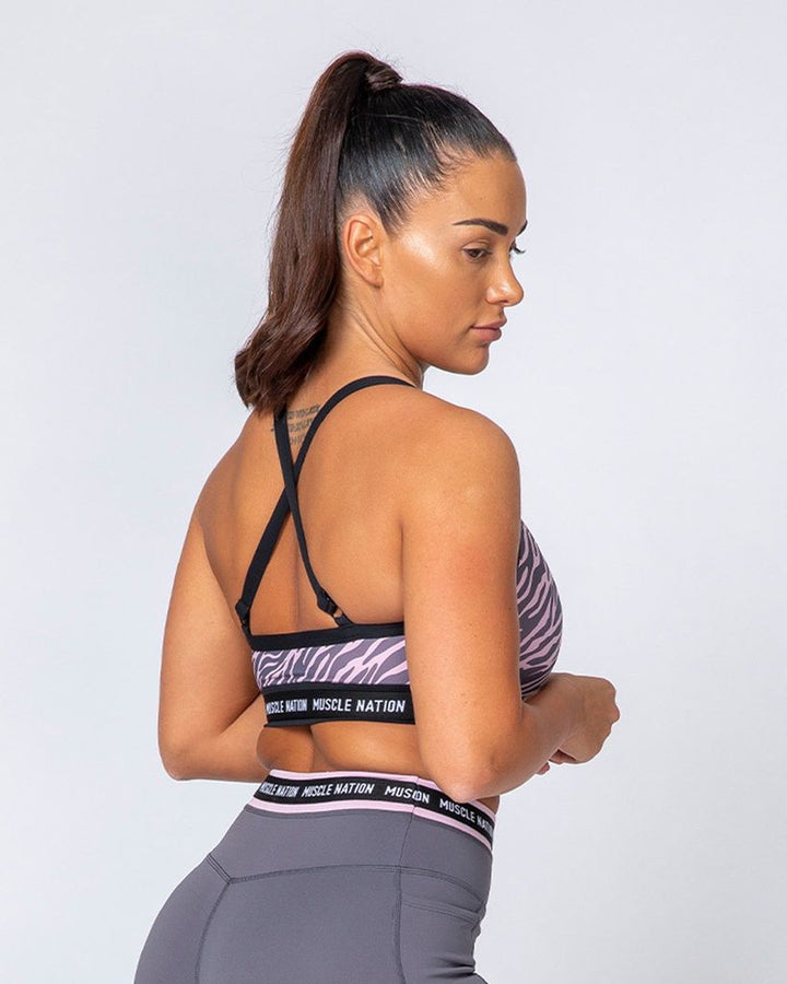Superset Bra - Tri Stripe/Black - Mackay Cycles - [product_SKU] - Muscle Nation