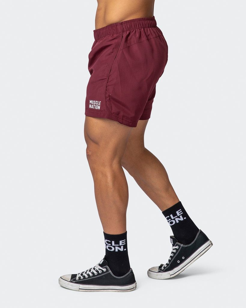 Ultimate Performance Shorts - Wine - Mackay Cycles - [product_SKU] - Muscle Nation