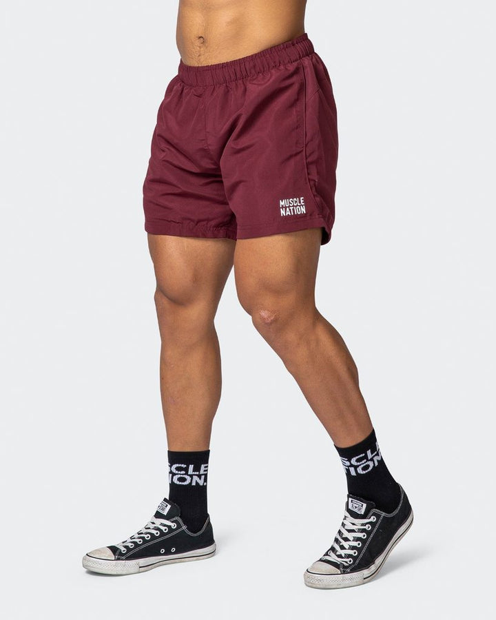 Ultimate Performance Shorts - Wine - Mackay Cycles - [product_SKU] - Muscle Nation