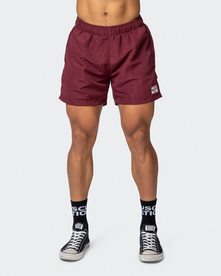 Ultimate Performance Shorts - Wine - Mackay Cycles - [product_SKU] - Muscle Nation