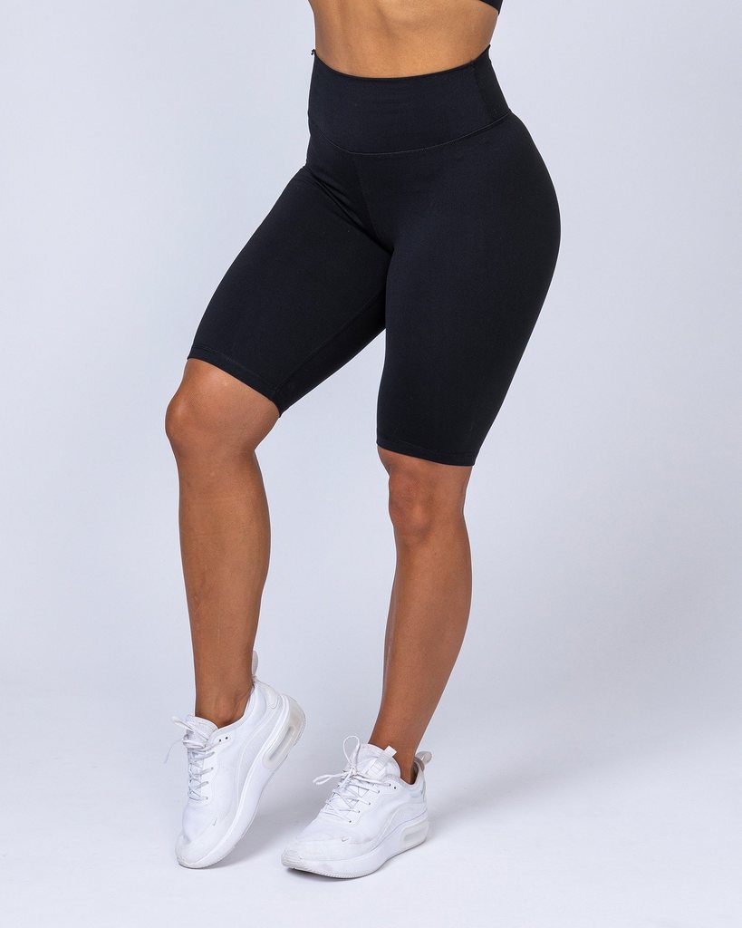 Referee Length High Waist Scrunch - Black - Mackay Cycles - [product_SKU] - Muscle Nation