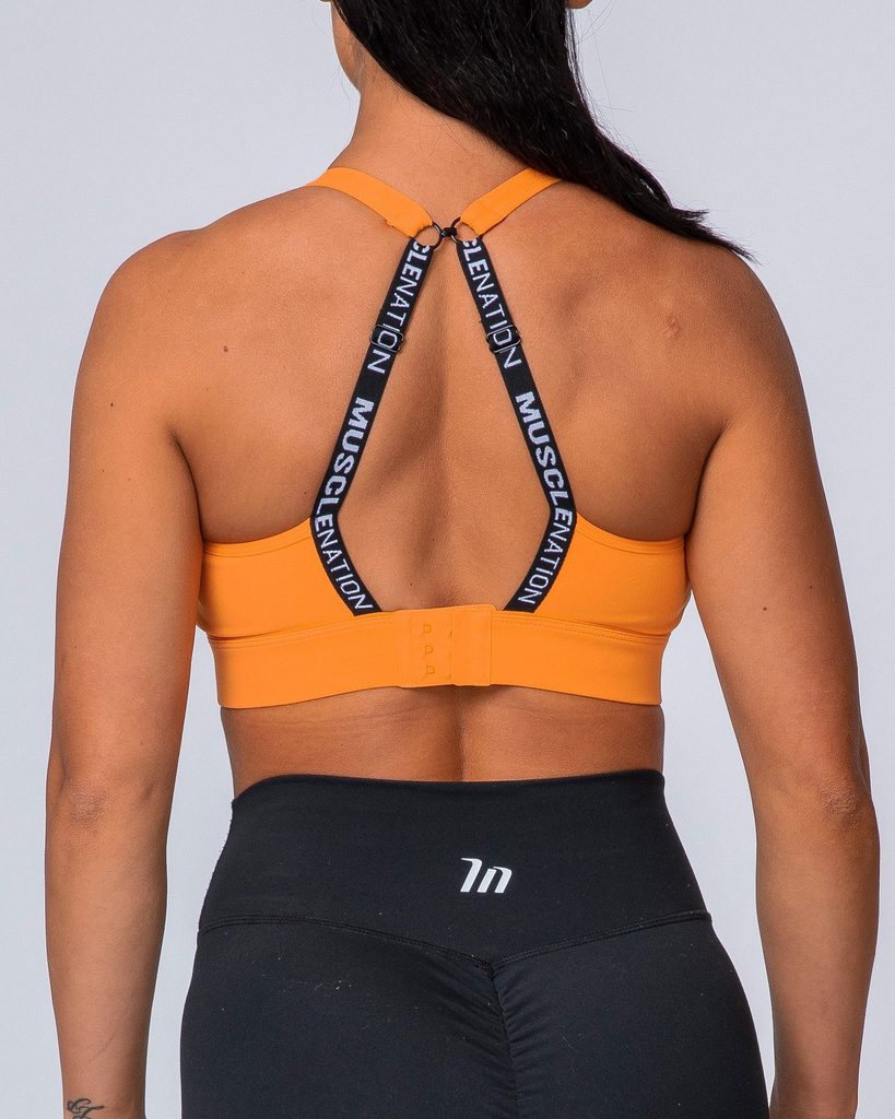 HIIT Bra - Tangerine - Mackay Cycles - [product_SKU] - Muscle Nation