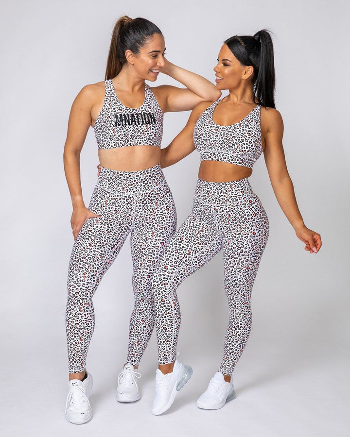 Motion Full Length Leggings - Micro Leopard - Mackay Cycles - [product_SKU] - Muscle Nation