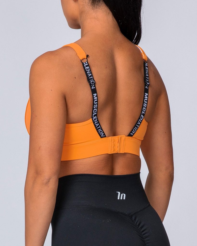 HIIT Bra - Tangerine - Mackay Cycles - [product_SKU] - Muscle Nation
