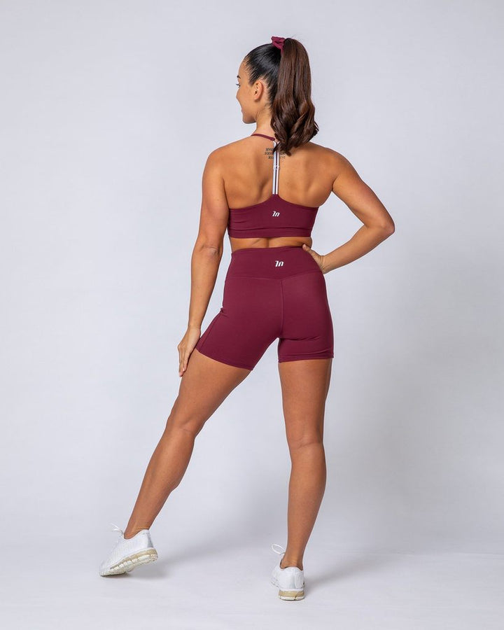 Superior Squat Bike Shorts - Wine - Mackay Cycles - [product_SKU] - Muscle Nation