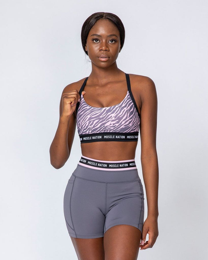 Superset Bra - Tri Stripe/Black - Mackay Cycles - [product_SKU] - Muscle Nation