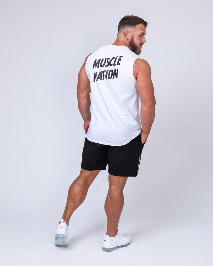 Classic Muscle Tank - White - Mackay Cycles - [product_SKU] - Muscle Nation