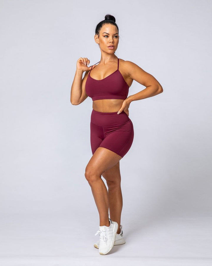 Superior Squat Bike Shorts - Wine - Mackay Cycles - [product_SKU] - Muscle Nation