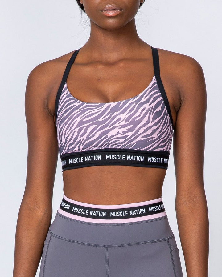 Superset Bra - Tri Stripe/Black - Mackay Cycles - [product_SKU] - Muscle Nation