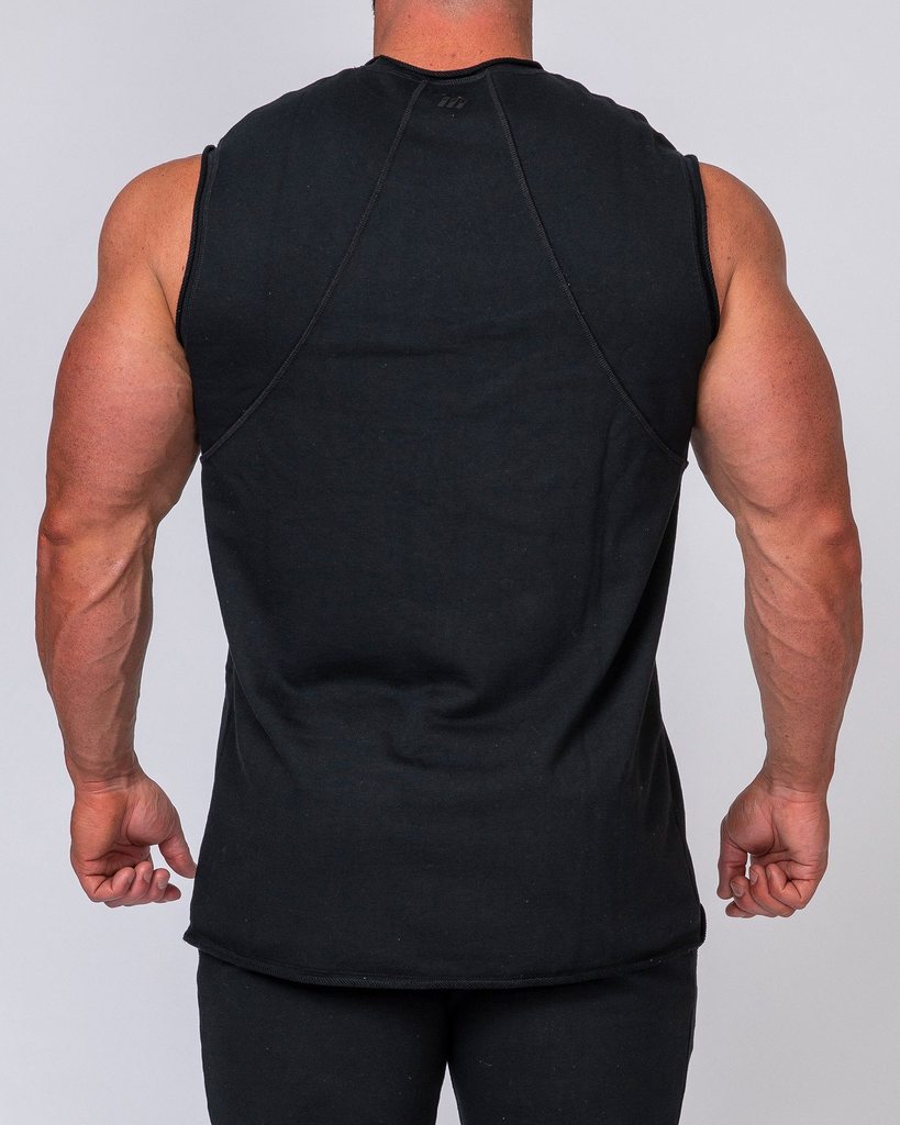 Mens Loopback Tank - Black - Mackay Cycles - [product_SKU] - Muscle Nation