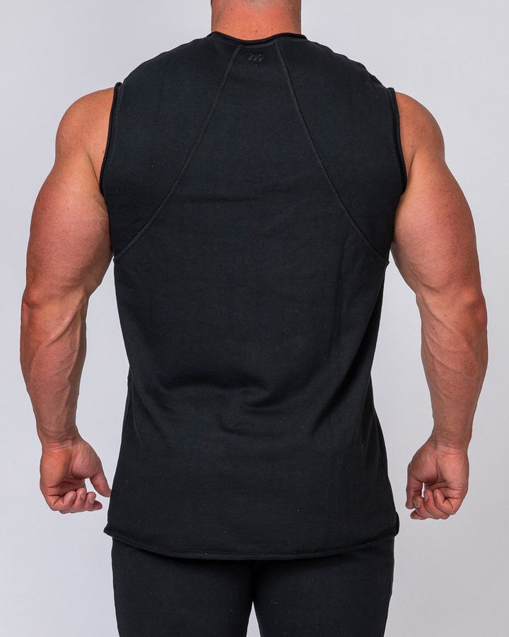 Mens Loopback Tank - Black - Mackay Cycles - [product_SKU] - Muscle Nation