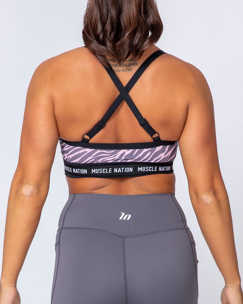 Superset Bra - Tri Stripe/Black - Mackay Cycles - [product_SKU] - Muscle Nation
