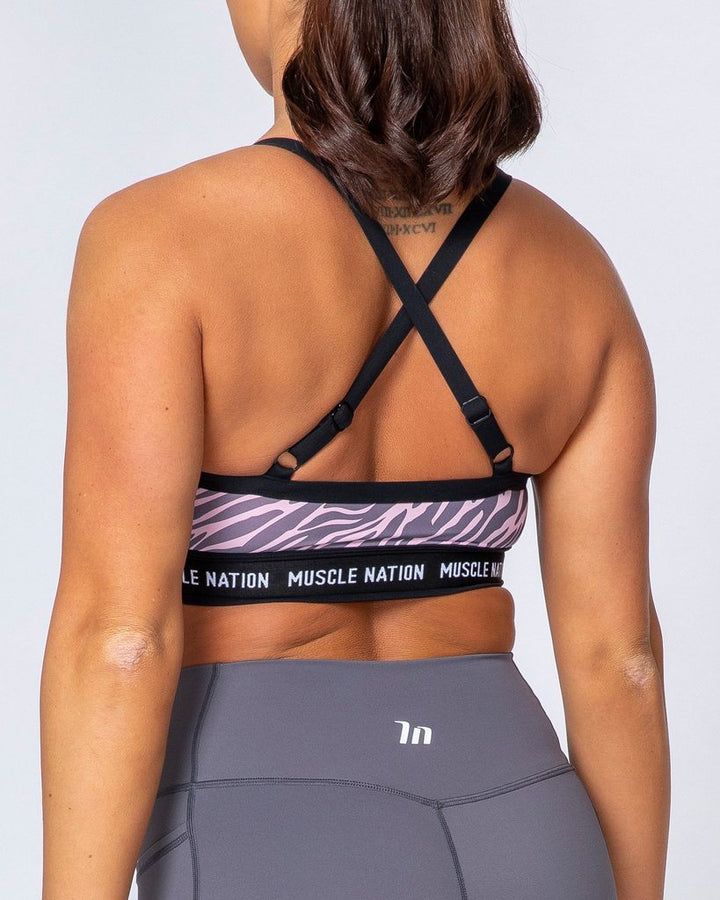 Superset Bra - Tri Stripe/Black - Mackay Cycles - [product_SKU] - Muscle Nation