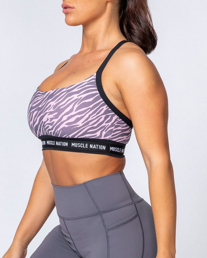 Superset Bra - Tri Stripe/Black - Mackay Cycles - [product_SKU] - Muscle Nation