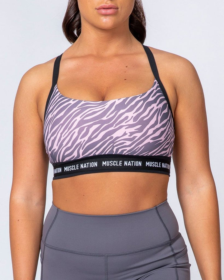Superset Bra - Tri Stripe/Black - Mackay Cycles - [product_SKU] - Muscle Nation