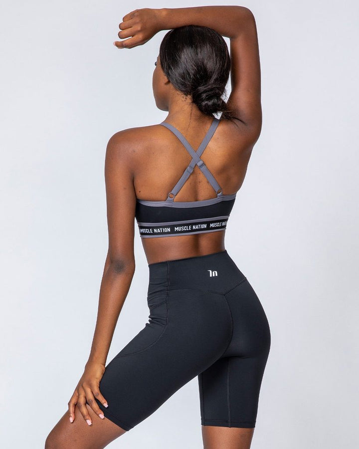 Motion Pocket Referee Shorts - Black - Mackay Cycles - [product_SKU] - Muscle Nation