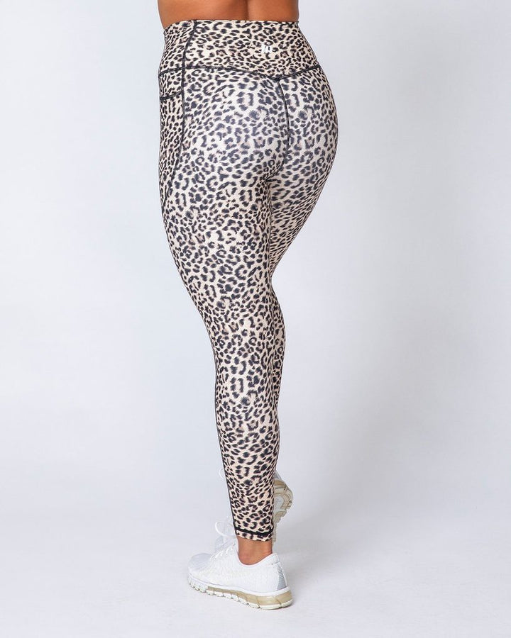 Motion Pocket Ankle Length - Yellow Leopard - Mackay Cycles - [product_SKU] - Muscle Nation