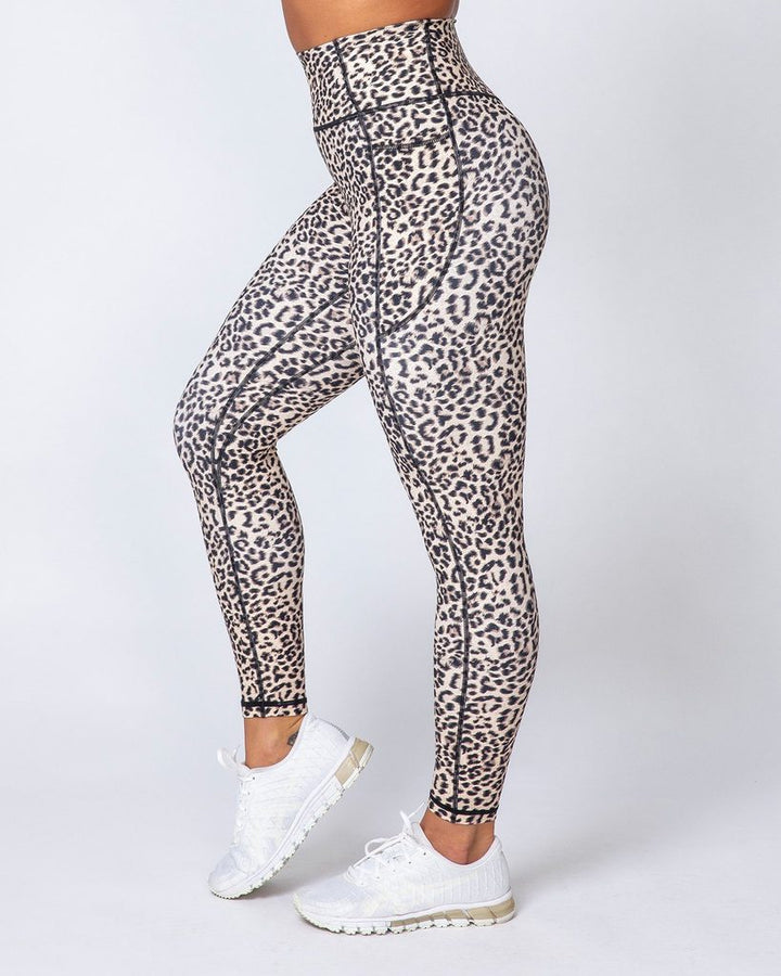 Motion Pocket Ankle Length - Yellow Leopard - Mackay Cycles - [product_SKU] - Muscle Nation