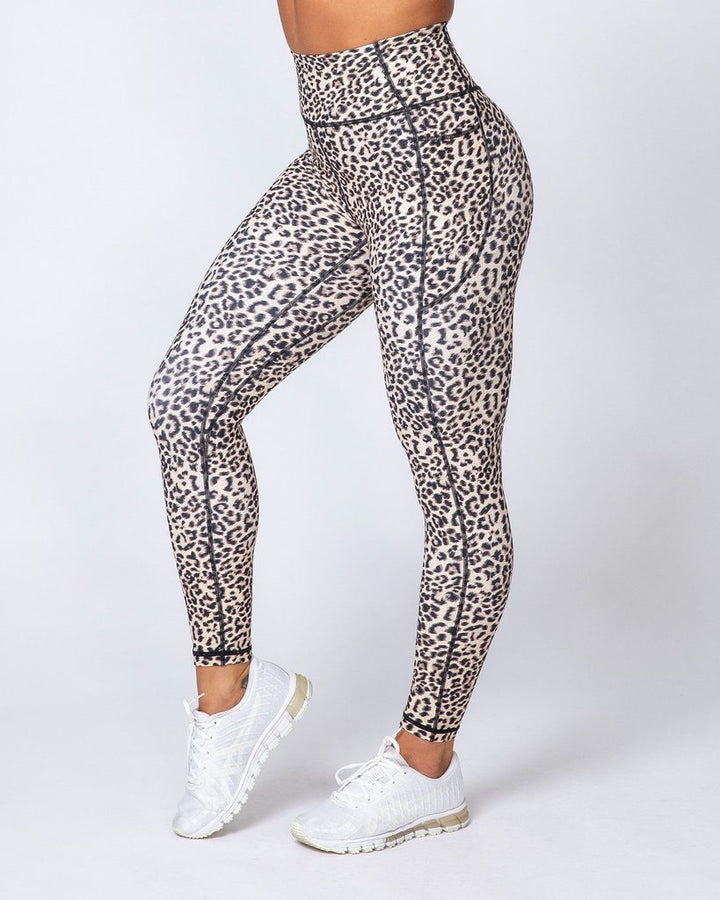 Motion Pocket Ankle Length - Yellow Leopard - Mackay Cycles - [product_SKU] - Muscle Nation