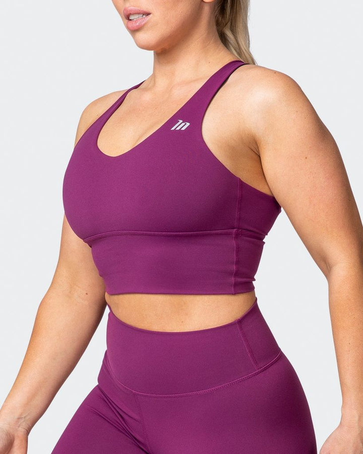Long Line Bra - Boysenberry - Mackay Cycles - [product_SKU] - Muscle Nation