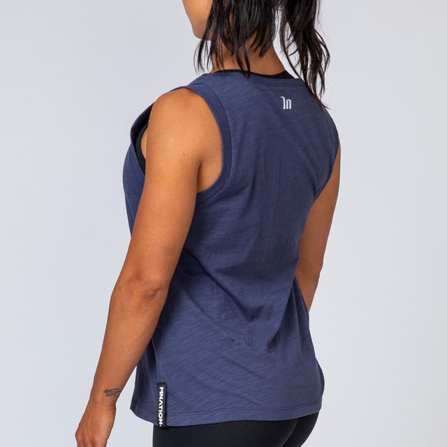 Womens Muscle Tank - Navy - Mackay Cycles - [product_SKU] - Muscle Nation