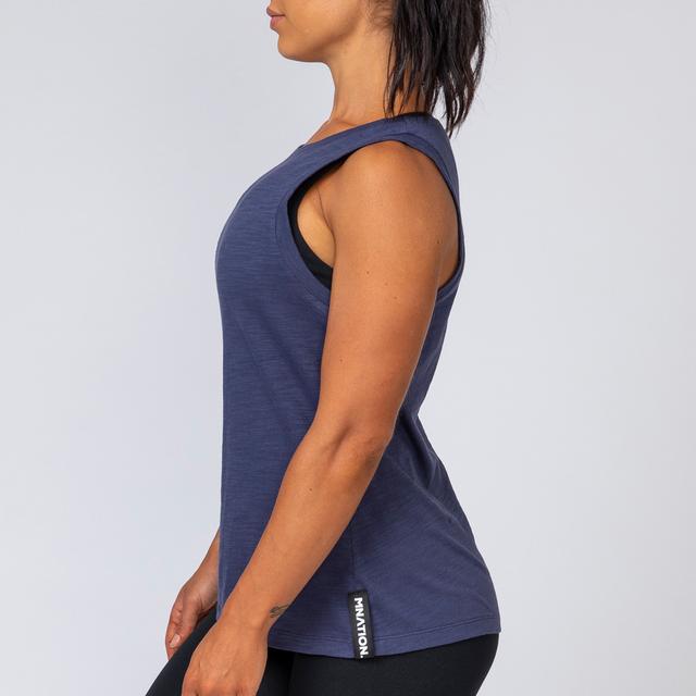 Womens Muscle Tank - Navy - Mackay Cycles - [product_SKU] - Muscle Nation