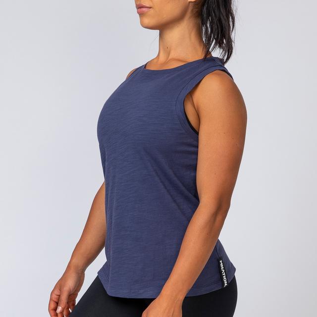 Womens Muscle Tank - Navy - Mackay Cycles - [product_SKU] - Muscle Nation