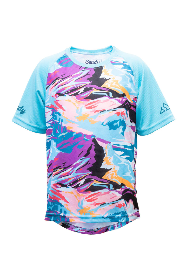 Send It Kids Short Sleeved MTB Jersey | Wild Mountain - Mackay Cycles - [product_SKU] - Sendy
