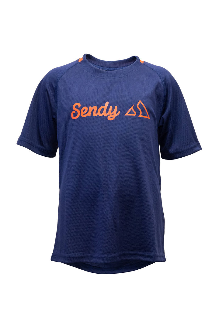 Send It Kids Short Sleeved MTB Jersey | Bold Blue - Mackay Cycles - [product_SKU] - Sendy