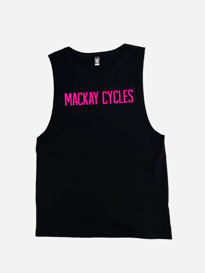 MACKAY CYCLES SINGLET WMNS BLACK / PINK – Mackay Cycles
